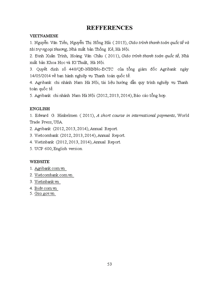 image for page Enhancing international payment activities by using letter of credit in Vietnam bank for agriculture and rural development – South Hanoi branch