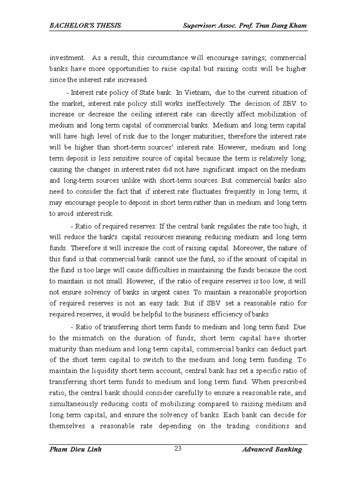 image for page Improving medium and long term capital mobilization at joint stock commercial bank for foreign trade of vietnam – hanoi branch