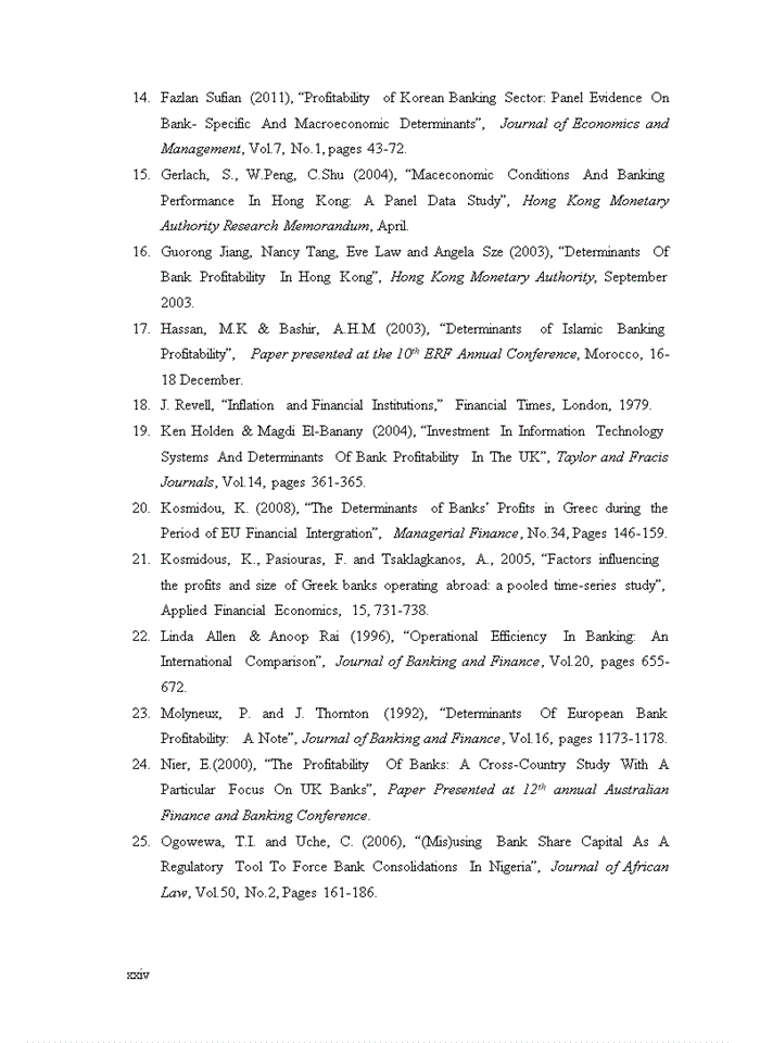 image for page The determinants of bank profitability : the case of selected commercial banks in vietnam