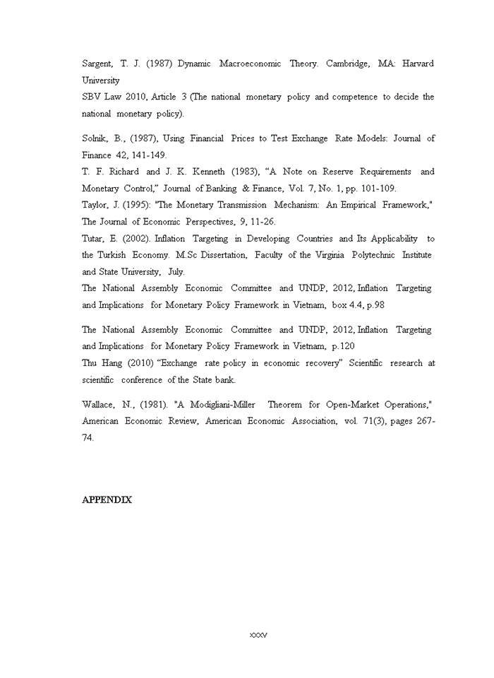 image for page Impact of monetary policy on controlling inflation in viet nam from 2000 to 2010