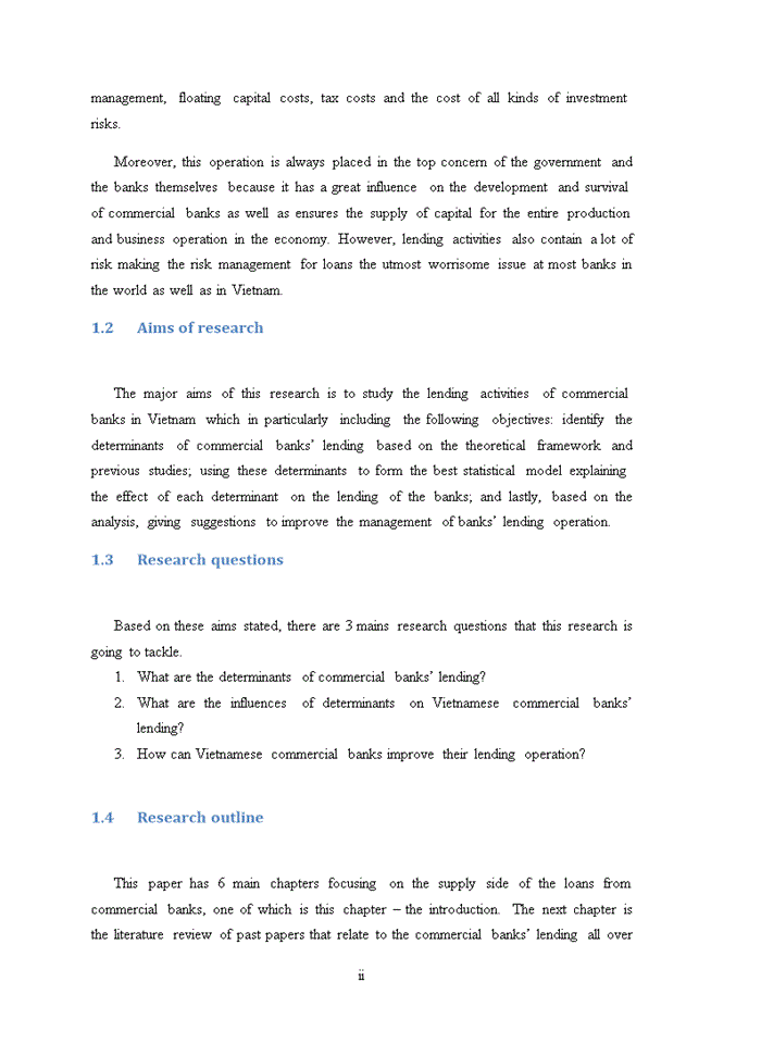 image for page Determinants of vietnamese commercial banks’ lending