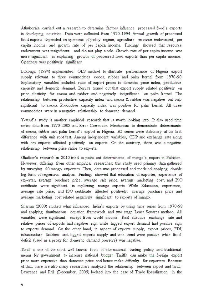 image for page Discuss on economic analysis of determinants of rice export in vietnam from 1990-2013