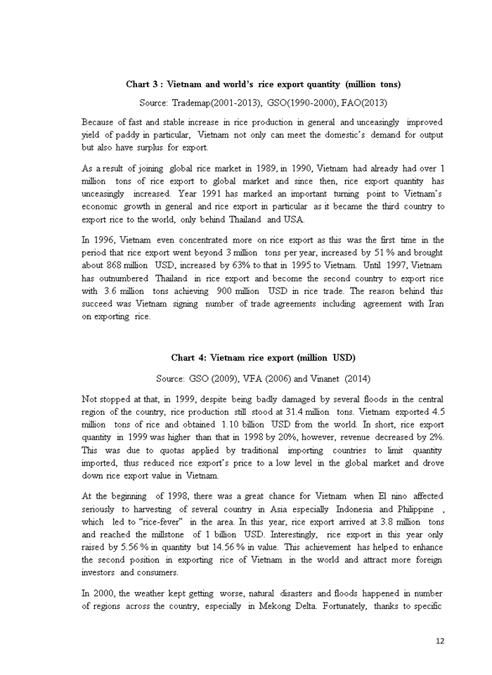 image for page Discuss on economic analysis of determinants of rice export in vietnam from 1990-2013