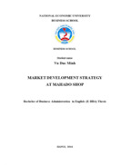 Market development strategy at mahado shop