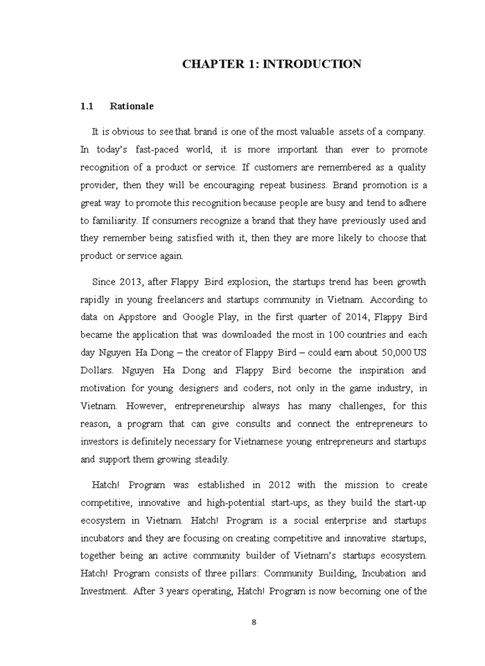 image for page Brand promotion of hatch! Program