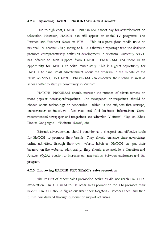 image for page Brand promotion of hatch! Program