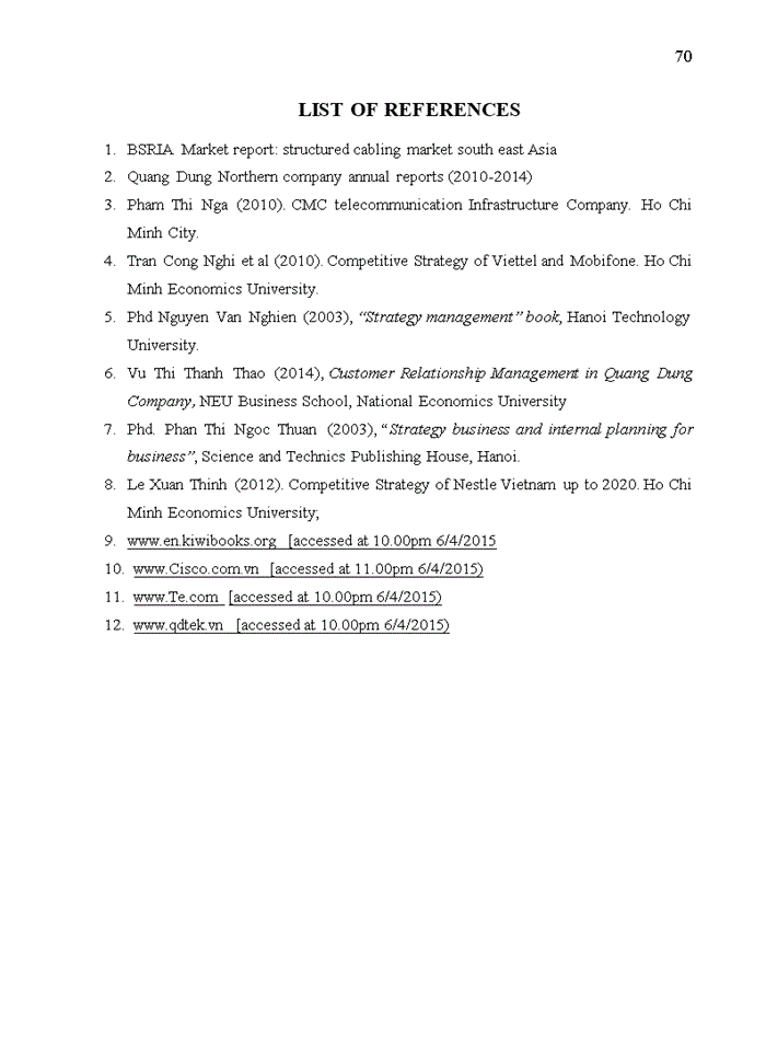 image for page Competitive strategy of quang dung northern technology jsc