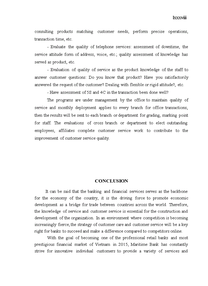 image for page Improving customer service quality for individual customers at nam hanoi branch of maritime bank