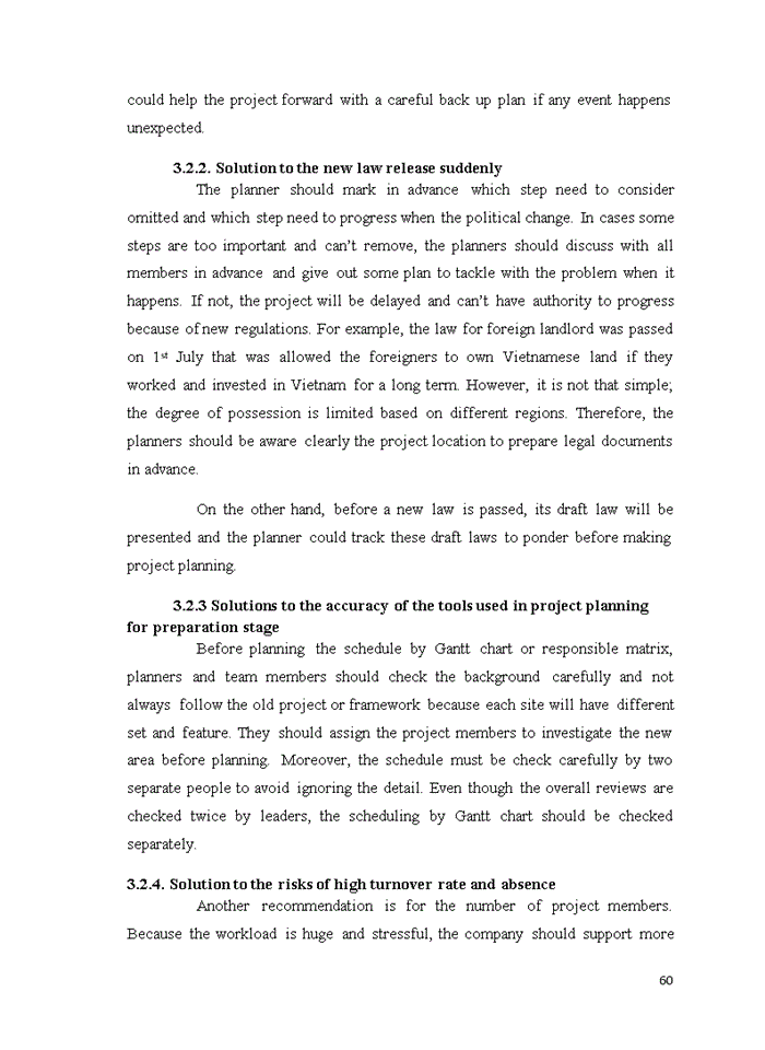 image for page Project planning for preparation stage of project management at cbre company in hanoi