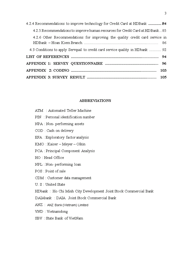 image for page Assessing quality credit card service in HDbank- Hoan Kiem Branch