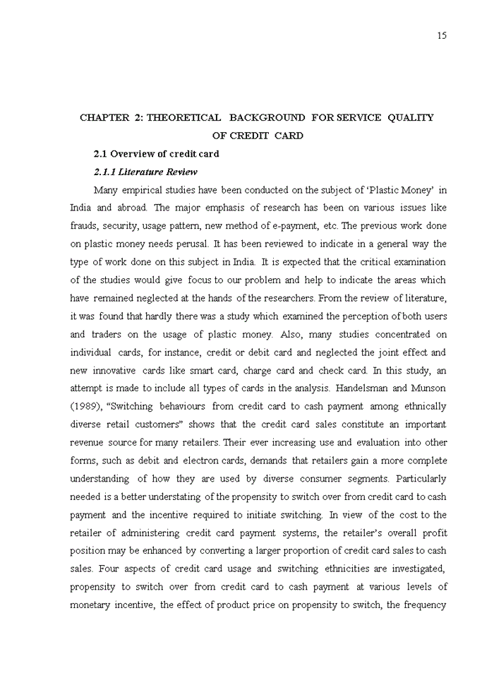 image for page Assessing quality credit card service in HDbank- Hoan Kiem Branch