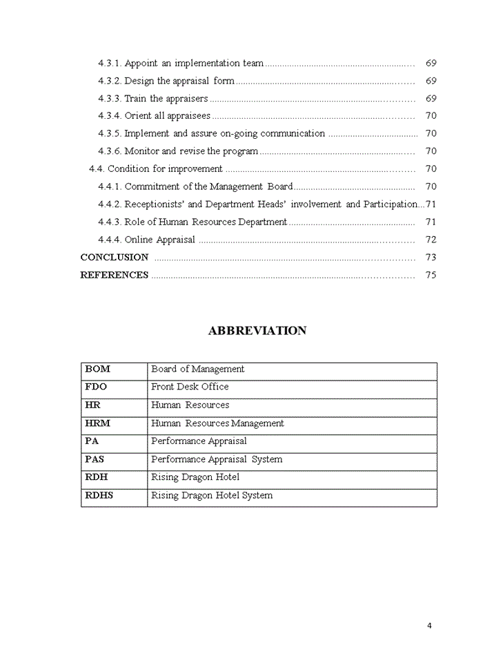 image for page Performance appraisal for receptionists in rising dragon hotel system
