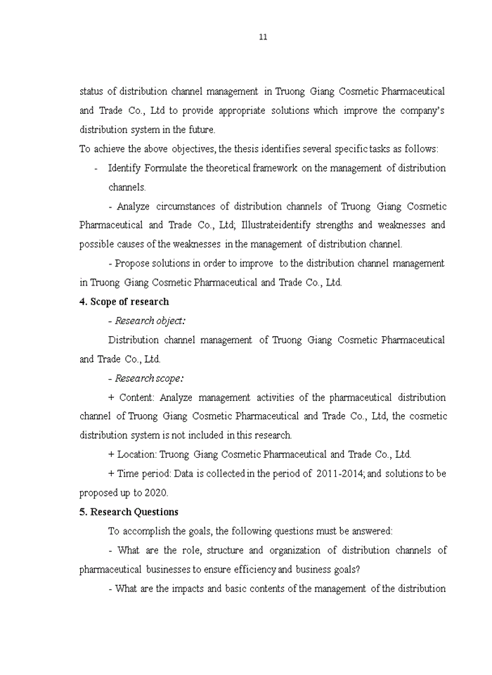 image for page Enhancing distribution channel management of Truong Giang Cosmetic Pharmaceutical and Trade Co., Ltd