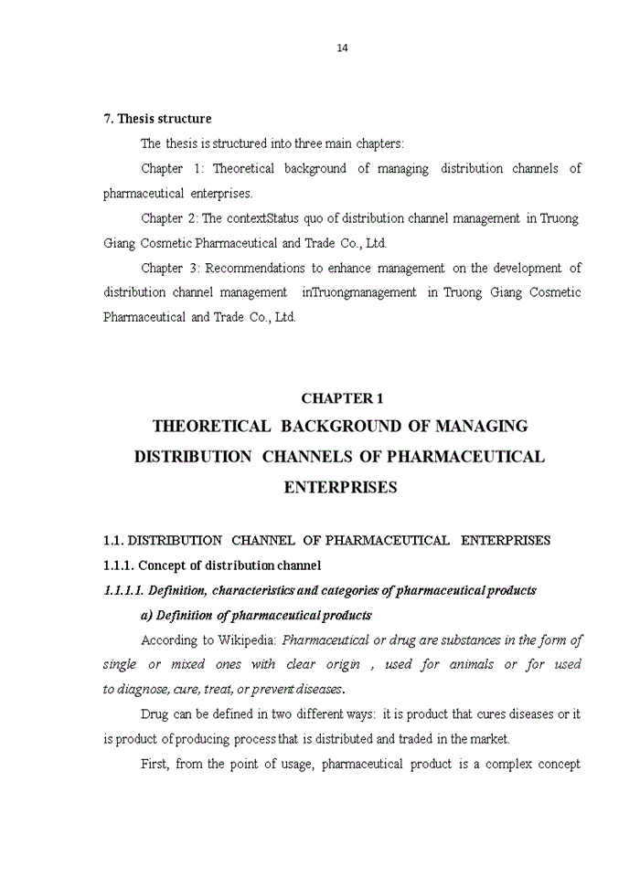 image for page Enhancing distribution channel management of Truong Giang Cosmetic Pharmaceutical and Trade Co., Ltd