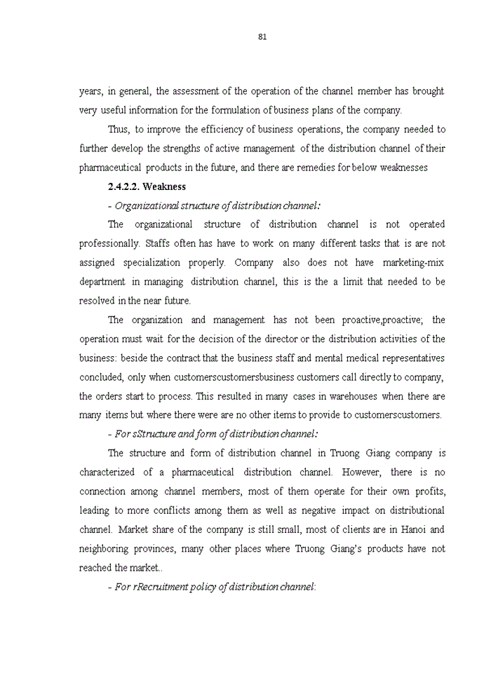 image for page Enhancing distribution channel management of Truong Giang Cosmetic Pharmaceutical and Trade Co., Ltd