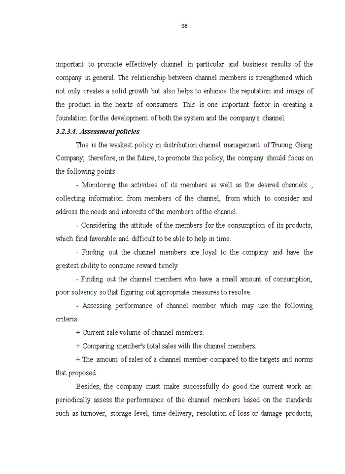 image for page Enhancing distribution channel management of Truong Giang Cosmetic Pharmaceutical and Trade Co., Ltd