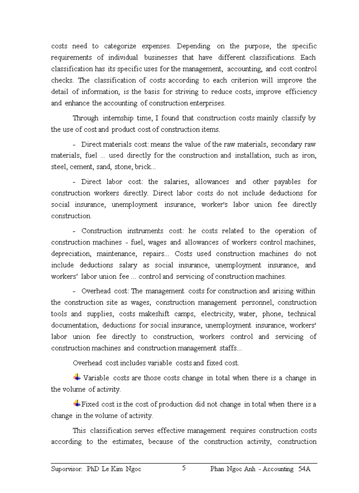 image for page Accounting for construction cost in tuong lan construction joint stock company