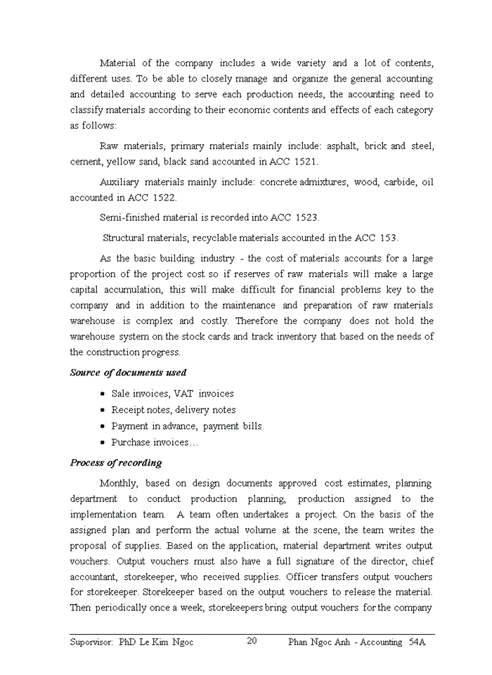 image for page Accounting for construction cost in tuong lan construction joint stock company