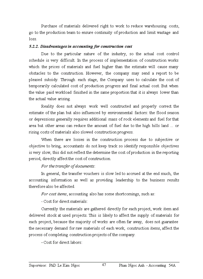 image for page Accounting for construction cost in tuong lan construction joint stock company