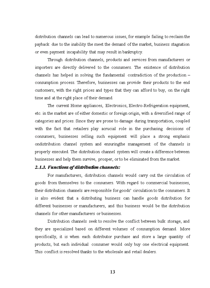 image for page Management of distribution channels of sharp electronics viet nam company limited