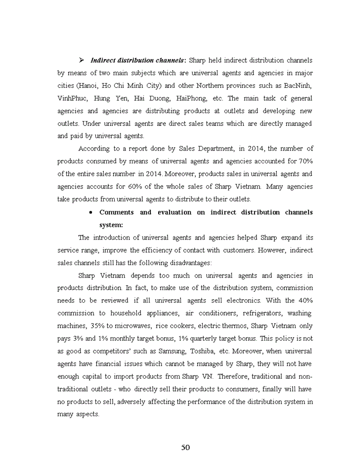 image for page Management of distribution channels of sharp electronics viet nam company limited