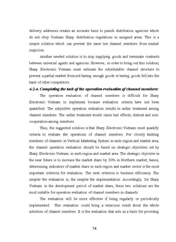 image for page Management of distribution channels of sharp electronics viet nam company limited