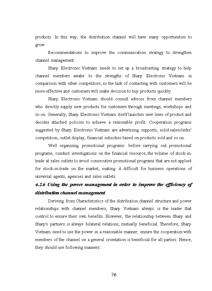 image for page Management of distribution channels of sharp electronics viet nam company limited