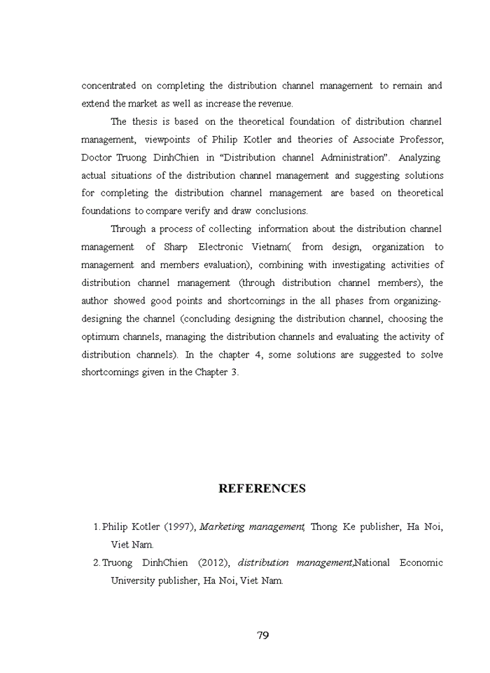 image for page Management of distribution channels of sharp electronics viet nam company limited