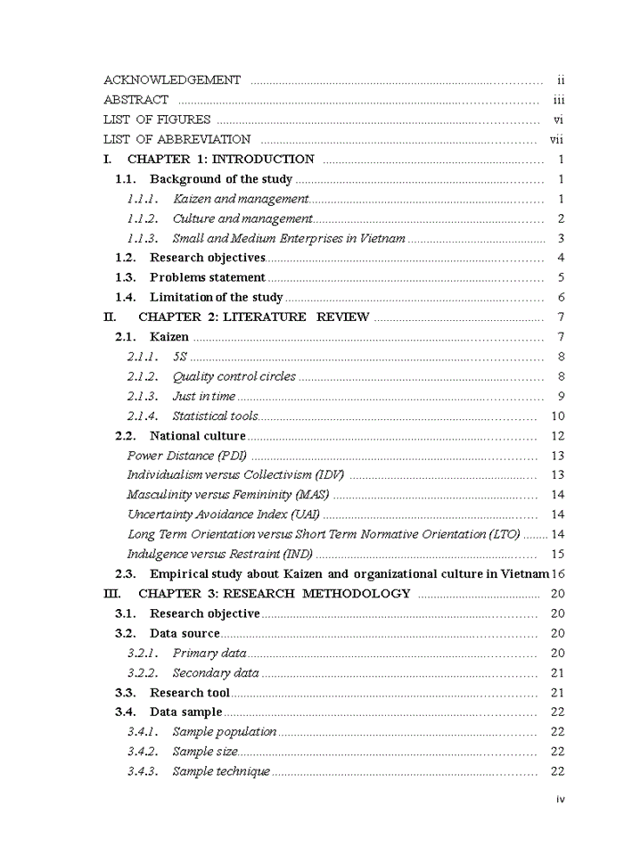 image for page The influence of culture to the application of kaizen in small and medium enterprises in vietnam
