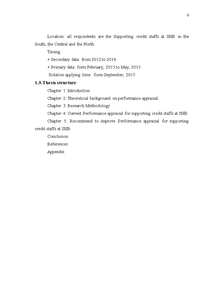 image for page Improving performance appraisal for supporting credit staffs at saigon hanoi commercial joint stock bank (shb)