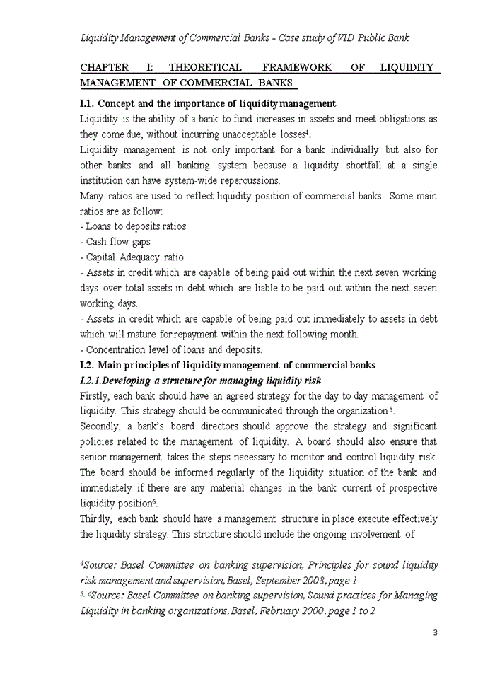 image for page Liquidity Management of Commercial Banks - Case study of VID Public Bank