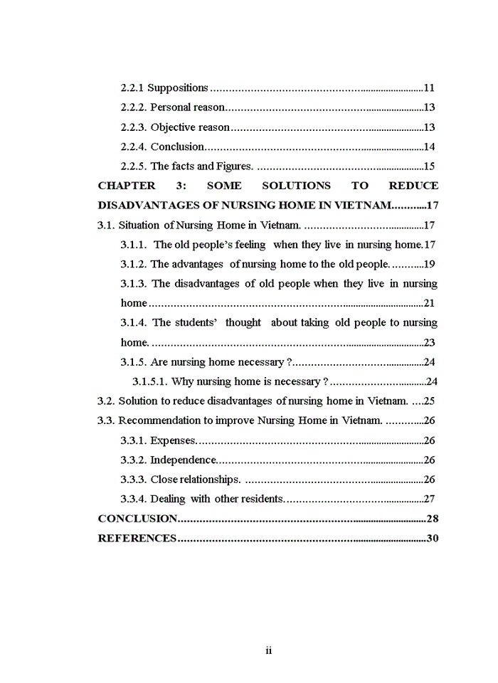 image for page Solution to reduce đisadvantages of nusing home in Vietnam and Recommendation