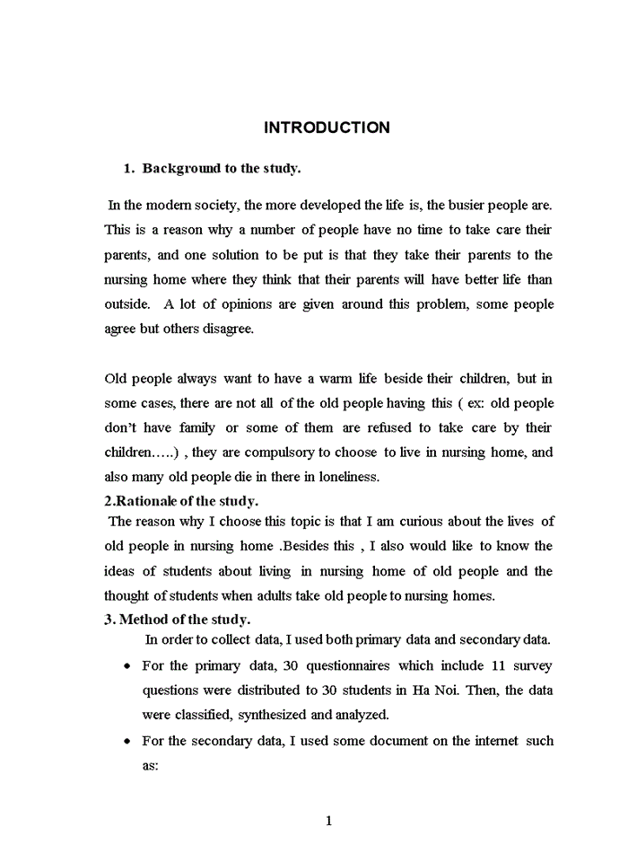 image for page Solution to reduce đisadvantages of nusing home in Vietnam and Recommendation