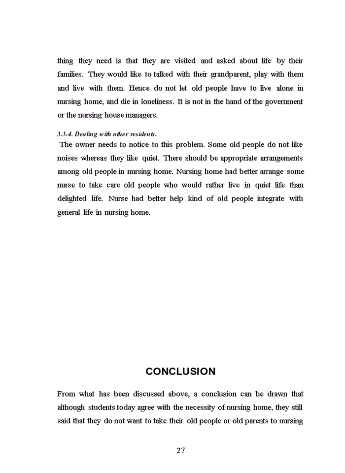 image for page Solution to reduce đisadvantages of nusing home in Vietnam and Recommendation