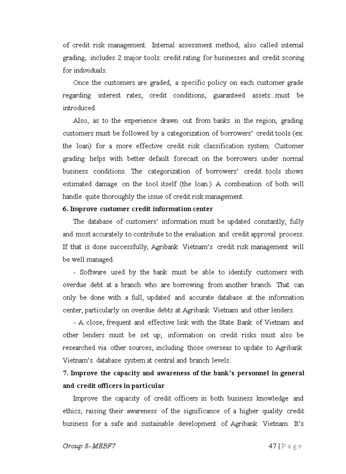 image for page Credit Risk Management of Vietnam Bank for Agriculture and Rural Development