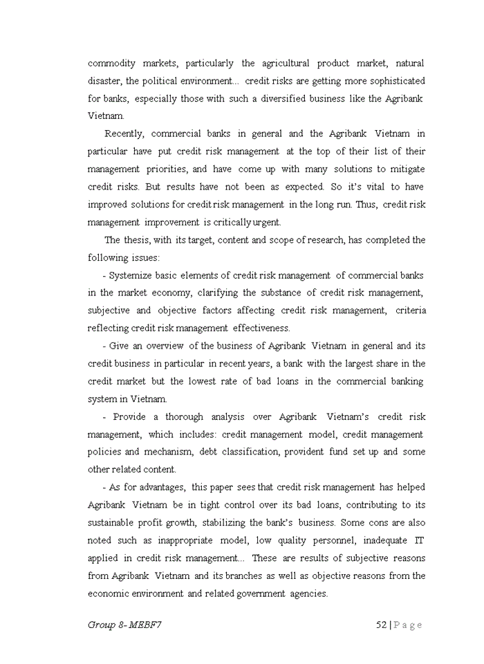 image for page Credit Risk Management of Vietnam Bank for Agriculture and Rural Development