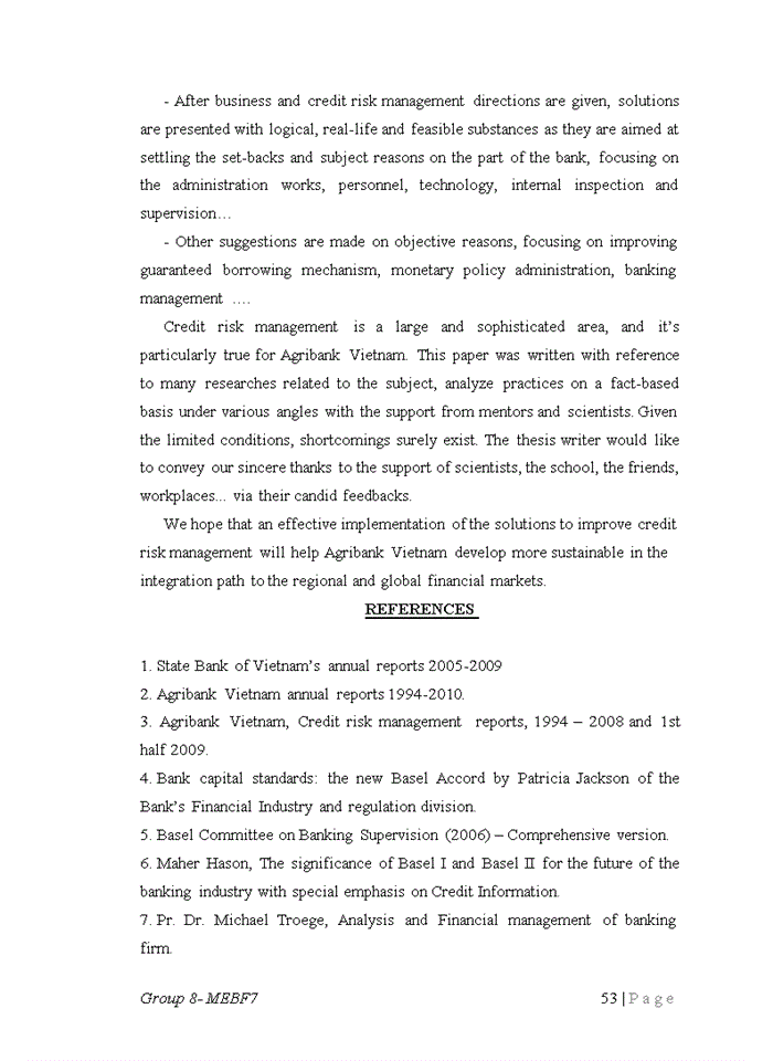 image for page Credit Risk Management of Vietnam Bank for Agriculture and Rural Development