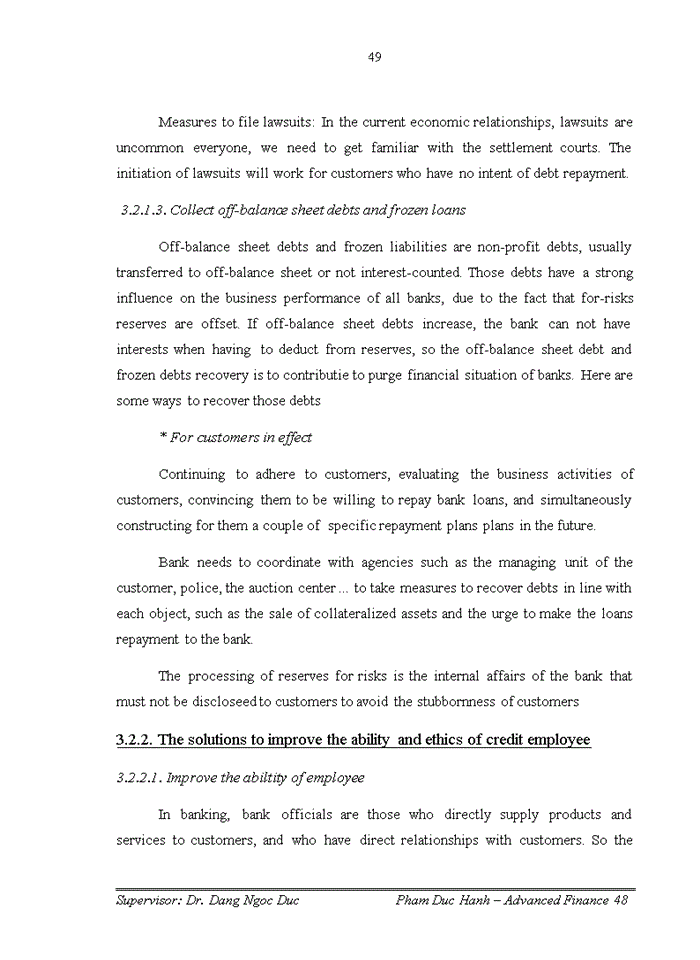 image for page Solution to improve credit risk management in Vietnam Joint Stock Commercial Bank For Industry And Trade