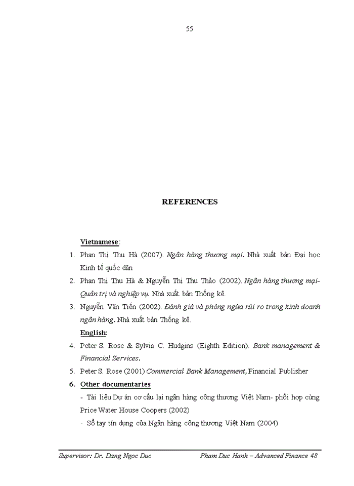 image for page Solution to improve credit risk management in Vietnam Joint Stock Commercial Bank For Industry And Trade