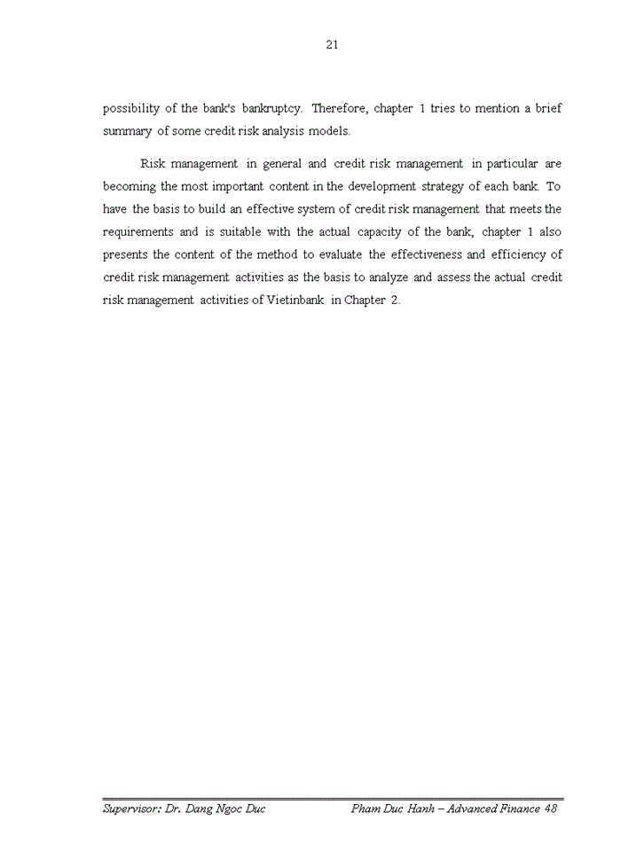 image for page Solution to improve credit risk management in Vietnam Joint Stock Commercial Bank For Industry And Trade