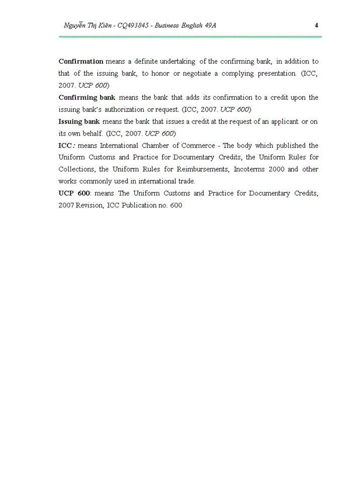 image for page Recomemdations to enhance international payment by l/c in sai gon – ha noi joint stock commercial bank, thai ha sub-branch