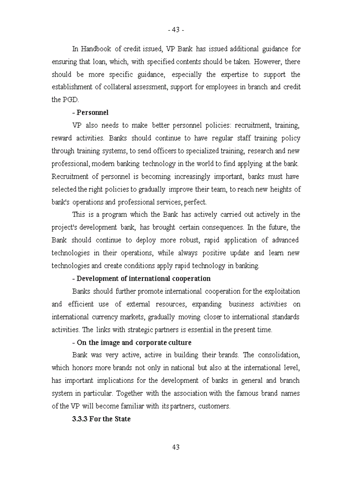 image for page Improving the efficiency of short– term credit at vp bank – dong do branch