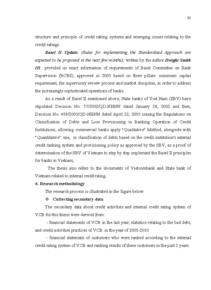 image for page Improving The Credit Ranking system for enterprises in Bank for Foreign Trade of Vietnam