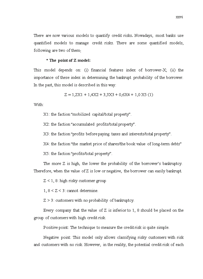image for page Improving The Credit Ranking system for enterprises in Bank for Foreign Trade of Vietnam