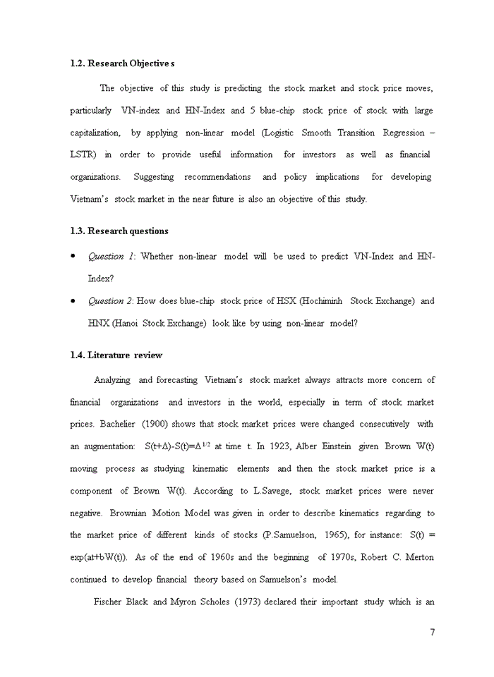 image for page Non-linear model predictability of Vietnam stock market price