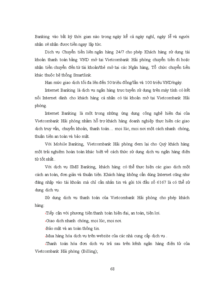 image for page Giải pháp phát triển dịch vụ phi tín dụng tại Ngân hàng TMCP Ngoại thương Hải phòng