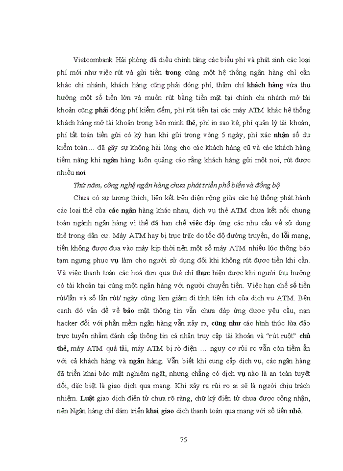 image for page Giải pháp phát triển dịch vụ phi tín dụng tại Ngân hàng TMCP Ngoại thương Hải phòng