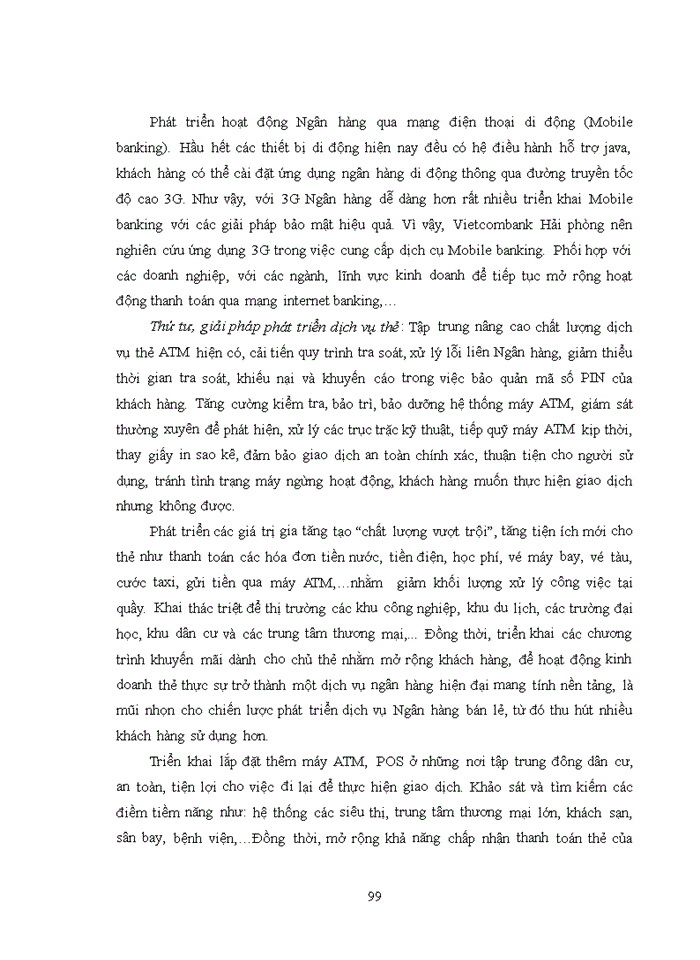 image for page Giải pháp phát triển dịch vụ phi tín dụng tại Ngân hàng TMCP Ngoại thương Hải phòng