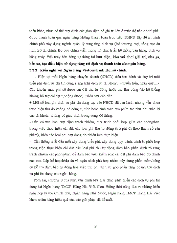 image for page Giải pháp phát triển dịch vụ phi tín dụng tại Ngân hàng TMCP Ngoại thương Hải phòng