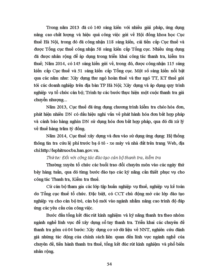 image for page Luận văn thạc sĩ kinh tế tăng cường công tác thanh tra, kiểm tra người nộp thuế tại cục thuế thành phố hà nội